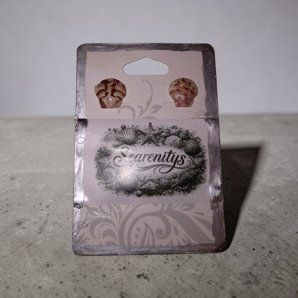 Serenity Pink Shell Earrings